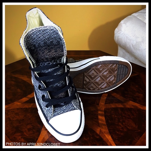 CONVERSE STYLISH CHUCK TAYLOR HIGH TOPS SNEAKERS - Picture 2 of 8